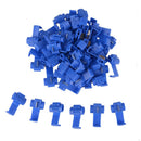 50pcs Cable Crimp Connectors Quick Splice Snap Lock Electrical Wire Terminals Red/Blue/Yellow - PanasiaMarine.Com