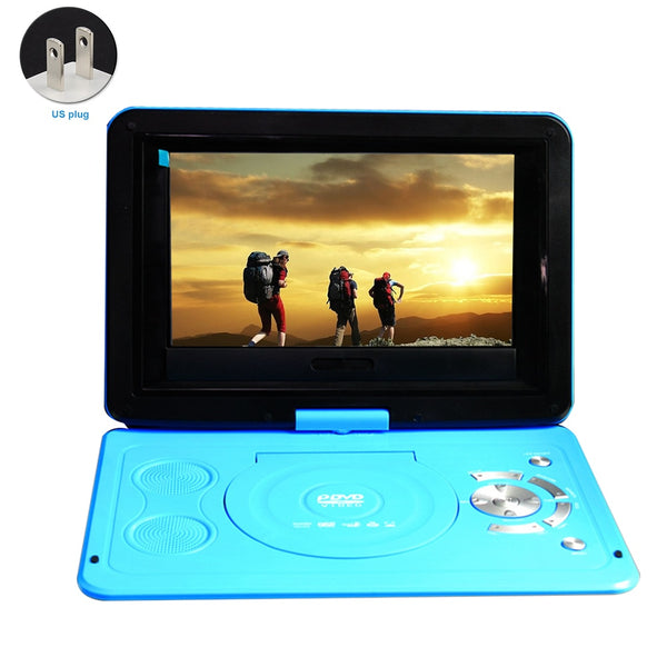 Rechargeable Battery 13.9inch Mini DVD Player TV Game Outdoor HD USB CD Home Car Swivel Screen LCD Portable - PanasiaMarine.Com