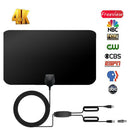 200 Miles TV Antena 1080P Digital HDTV Indoor TV Antenna With Amplifier Signal Booster Radius Surf Fox HD Mini Antennas Aerial - PanasiaMarine.Com