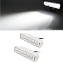 2x White Spreader Deck Led Marine Lights for Boat (Flood Light) 12v - PanasiaMarine.Com
