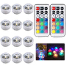 Remote Controlled RGB Submersible Light Battery Operated Underwater Night Lamp Vase Bowl Outdoor Garden Wedding Party Decoration - PanasiaMarine.Com