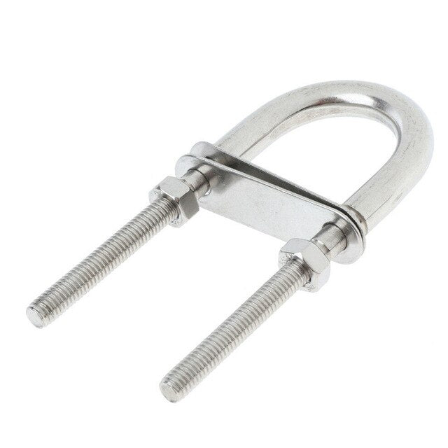 Bow Stern Eye Accessories Replacement U Bolt Yacht Hardware Durable Rope Rigging Useful Stainless Steel Rowing Boat Marine - PanasiaMarine.Com