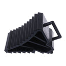 2 Pcs Antislip Vehicle Car Truck Wheel Tire Chock Stop Block Black - PanasiaMarine.Com