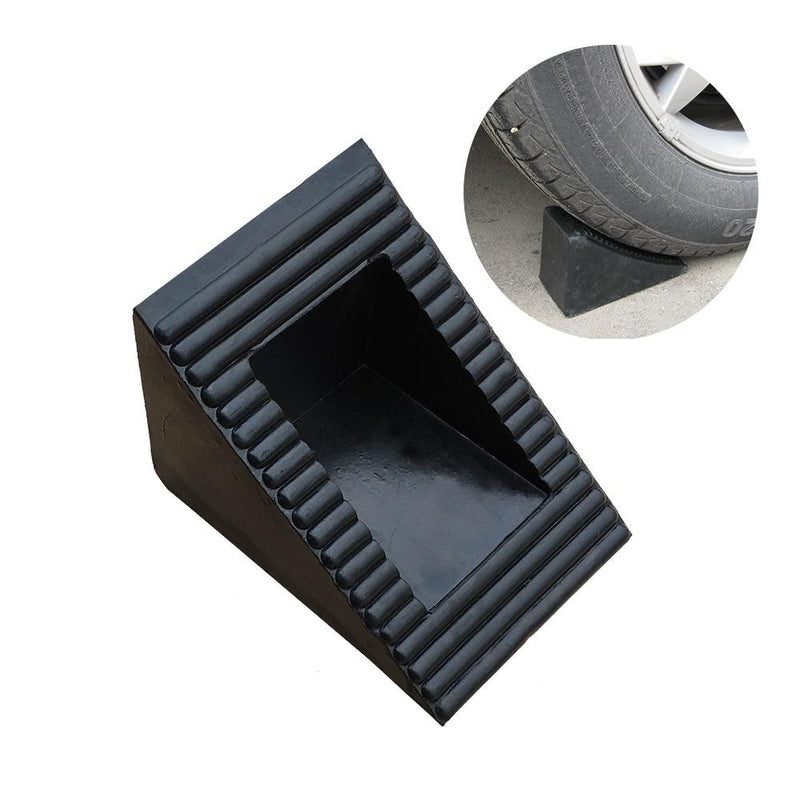 Small Corner Blocks Rubber Wheel Chock Retainer Car Stoppers Reverse Pad Slope Chock Suitable For All Vehicle - PanasiaMarine.Com