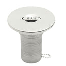 Hardware Fuel Marine Boat Deck Fill/Filler Keyless Cap 316 Stainless Steel Resist Corrosion Includes Attachment Chain Durable - PanasiaMarine.Com