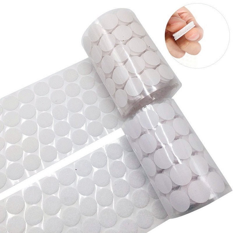 50Pair/lot Self-adhesive Magic Dots the hooks nylon sticker self adhesive hook and loop Velcro fastener with Glue DIY for sewing - PanasiaMarine.Com