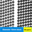 50Pair/lot Self-adhesive Magic Dots the hooks nylon sticker self adhesive hook and loop Velcro fastener with Glue DIY for sewing - PanasiaMarine.Com