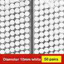 50Pair/lot Self-adhesive Magic Dots the hooks nylon sticker self adhesive hook and loop Velcro fastener with Glue DIY for sewing - PanasiaMarine.Com