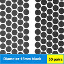 50Pair/lot Self-adhesive Magic Dots the hooks nylon sticker self adhesive hook and loop Velcro fastener with Glue DIY for sewing - PanasiaMarine.Com
