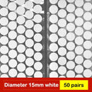 50Pair/lot Self-adhesive Magic Dots the hooks nylon sticker self adhesive hook and loop Velcro fastener with Glue DIY for sewing - PanasiaMarine.Com