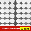 50Pair/lot Self-adhesive Magic Dots the hooks nylon sticker self adhesive hook and loop Velcro fastener with Glue DIY for sewing - PanasiaMarine.Com