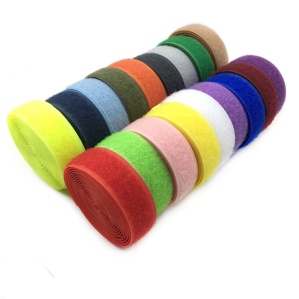 1meter 2cm width colored adhesive tape nylon hook and loop adhesive fastener tape for shoe repair - PanasiaMarine.Com