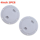 4" 6" 8" ABS Plastic Round Hatch Cover Deck Plate Non Slip Deck Inspection Plate for Marine RV yacht Boat Accessories White - PanasiaMarine.Com