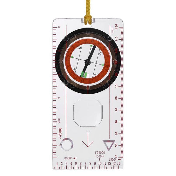 Portable Mapping Ruler Outdoor Survival Camping Hiking Compass Tool DC45-5C - PanasiaMarine.Com