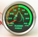 1pc New Style 85mm Marine Lcd Rudder Angle Gauges Waterproof IP67 Rudder Angle Meters Instrument 0-190ohm with 8 Kinds Backlight - PanasiaMarine.Com