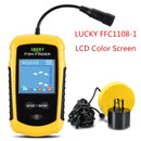Lucky FFC1108-1 100M Fish Finder Wired Alarm Sonar Sensor LCD Fish Finders Fishing Lure Echo Sounder Fishfinder - PanasiaMarine.Com