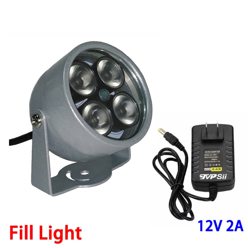 12V 2A Surveillance Camera Metal Outdoor Waterproof 4pcs Infrared Array led Fill Night Vsion illuminator Lamp Free Shipping - PanasiaMarine.Com