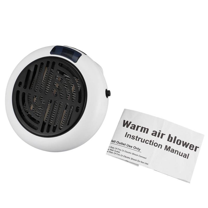 900w Mini Warm Air Blower Wall-outlet Portable Heater Auto Shut-off Compact And Powerful Digital Led Screen US/EU - PanasiaMarine.Com