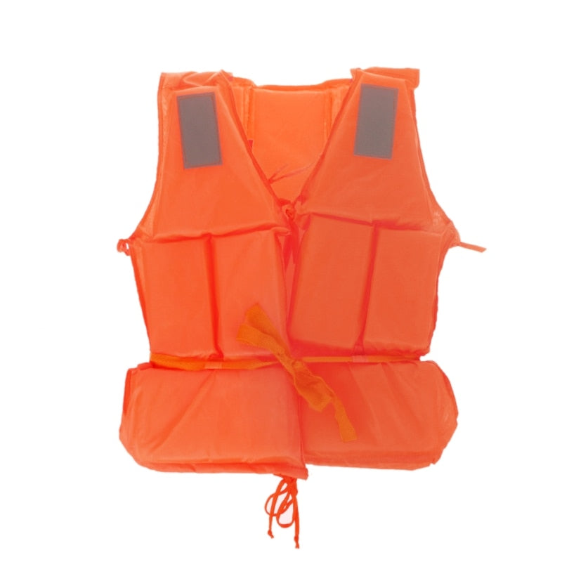 OOTDTY New Orange Adult Foam Flotation Drifting Swimming Life Jacket Vest With Whistle - PanasiaMarine.Com