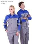 Overalls men stitching ultra-thin wear-resistant work clothes spodnie robocze quick-drying sweat-absorbent jacket+pants suit New - PanasiaMarine.Com