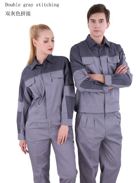 Overalls men stitching ultra-thin wear-resistant work clothes spodnie robocze quick-drying sweat-absorbent jacket+pants suit New - PanasiaMarine.Com