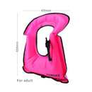 Life Jacket kids Adult Vest Inflatable Swim Life Vest  Swimming Surfing Snorkeling Boating Outdoor rafting Jackets With Whistle - PanasiaMarine.Com