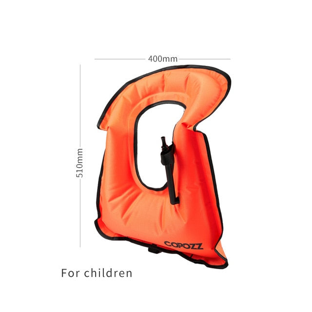 Life Jacket kids Adult Vest Inflatable Swim Life Vest  Swimming Surfing Snorkeling Boating Outdoor rafting Jackets With Whistle - PanasiaMarine.Com