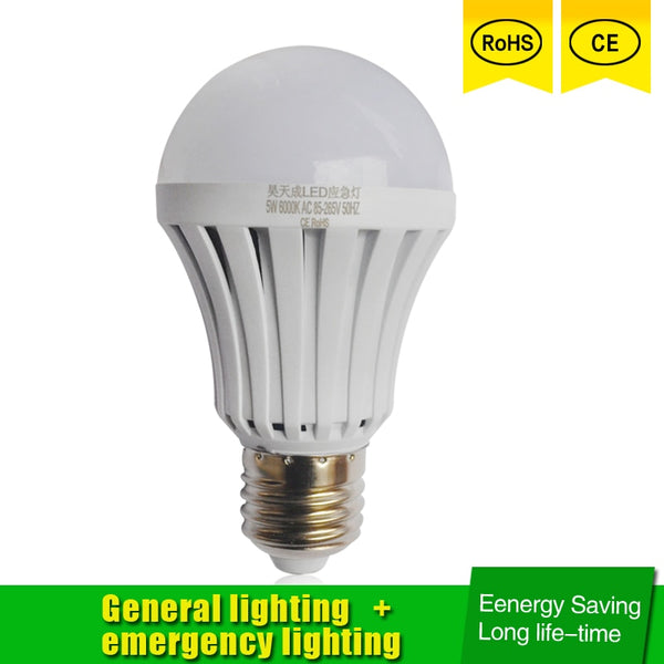 LED Emergency Light E27 5w 7W 9W Led bulb Rechargeable Battery Lighting Lamp for Outdoor Lighting Bombillas Flashlight - PanasiaMarine.Com