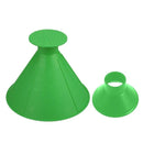 3Pcs/set Auto Car Magic Window Windshield Car Ice Scraper Shaped Funnel Snow Remover Deicer Cone Deicing Tool Scraping Promotion - PanasiaMarine.Com