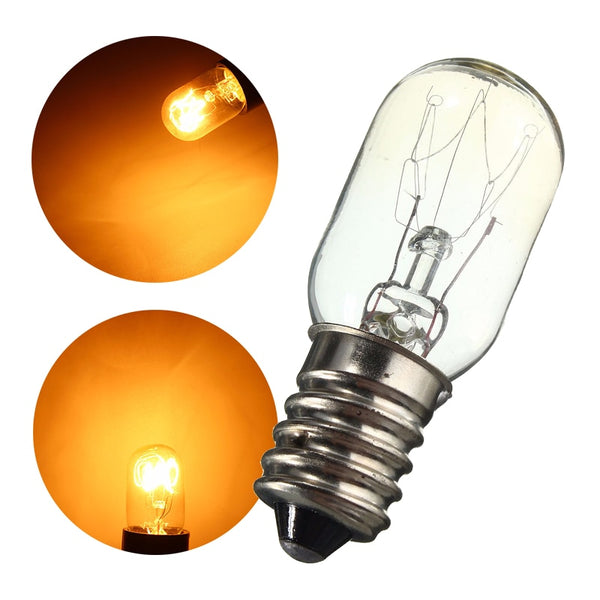 Mini Fridge Lights Edison Bulb E14 SES 15W/25W  Refrigerator Lamp Bulb Tungsten Filament Warm White Lighting AC220-230V - PanasiaMarine.Com