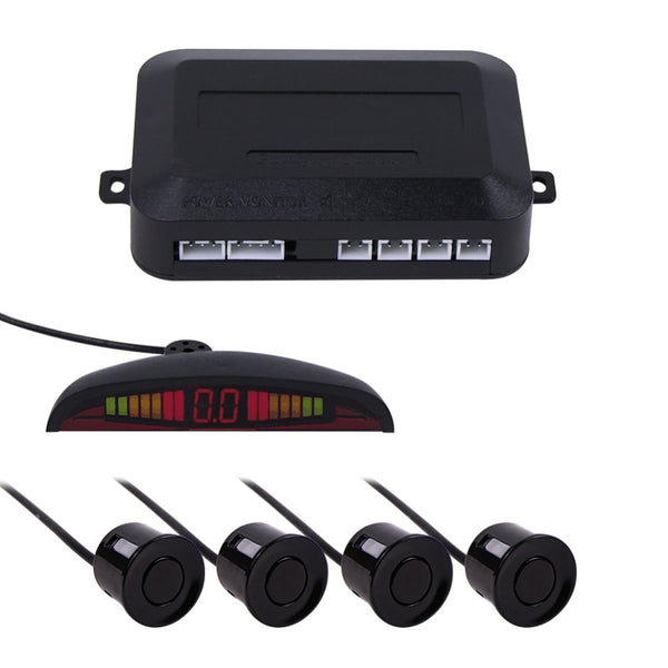 1 Set LED Parking Sensor Kit 7 Colors Car LED Display 4 Sensors 12V For All Cars Reverse Assistance Backup Radar Monitor System - PanasiaMarine.Com