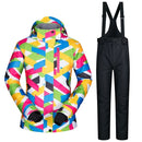 Keep Warm In Cold Weather Woman Ski Coat Snowboard Jacket Snow Suit Women Ski Gear Jacket Hooded Withstand Minus -30 Degrees - PanasiaMarine.Com