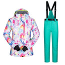 Keep Warm In Cold Weather Woman Ski Coat Snowboard Jacket Snow Suit Women Ski Gear Jacket Hooded Withstand Minus -30 Degrees - PanasiaMarine.Com