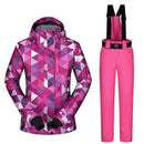 Keep Warm In Cold Weather Woman Ski Coat Snowboard Jacket Snow Suit Women Ski Gear Jacket Hooded Withstand Minus -30 Degrees - PanasiaMarine.Com