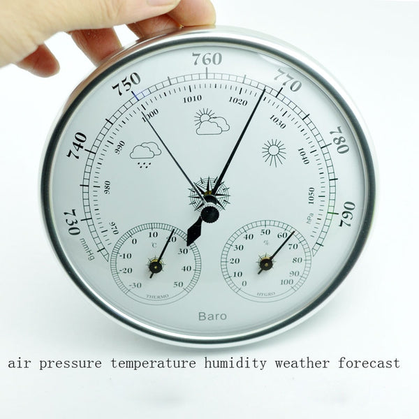 Hot selling Wall mounted household thermometer hygrometer high accuracy pressure gauge air weather instrument barometers - PanasiaMarine.Com