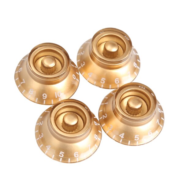 Hot Sale 4 pcs/lot Golden Acrylic Speed Knobs Volume Tone Control for LP Electric Guitar Stringed Instrument Parts & Accessories - PanasiaMarine.Com