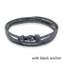 LKO 2017 HOT  Alloy  Bracelet Multilayer Rope Bracelet for Women&Men Friendship Bracelets High Quality - PanasiaMarine.Com