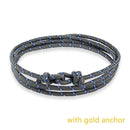 LKO 2017 HOT  Alloy  Bracelet Multilayer Rope Bracelet for Women&Men Friendship Bracelets High Quality - PanasiaMarine.Com