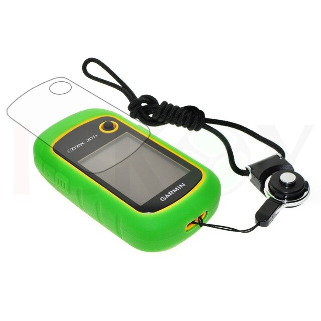 Protect Case + Black Detachable Ring Neck Strap +Screen Protector for Hiking Handheld GPS Garmin eTrex 10 20 30 10x 20x 30x - PanasiaMarine.Com