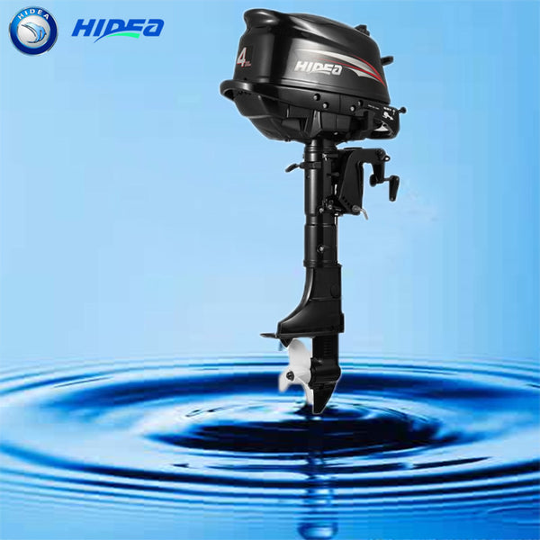 Hidea  Boat Engine  4 Stroke 4HP  Long  Shaft  Outboard Motor For Sale - PanasiaMarine.Com