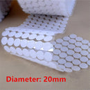 50Pairs Nylon hooks and loops Sticker strong self Adhesive Round dot glue on stickers home use Curtain fastener - PanasiaMarine.Com