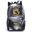 Dipper Pines Gravity Falls school bag backpack student school bag Notebook backpack Leisure Daily backpack - PanasiaMarine.Com