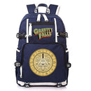 Dipper Pines Gravity Falls school bag backpack student school bag Notebook backpack Leisure Daily backpack - PanasiaMarine.Com