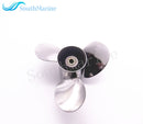 Boat Motor Stainless Steel Propeller 9 1/4x11-J for Yamaha 9.9HP 15HP Outboard Engine 9 1/4 x 11 -J 63V-45943-10-00 63V-45943-00 - PanasiaMarine.Com