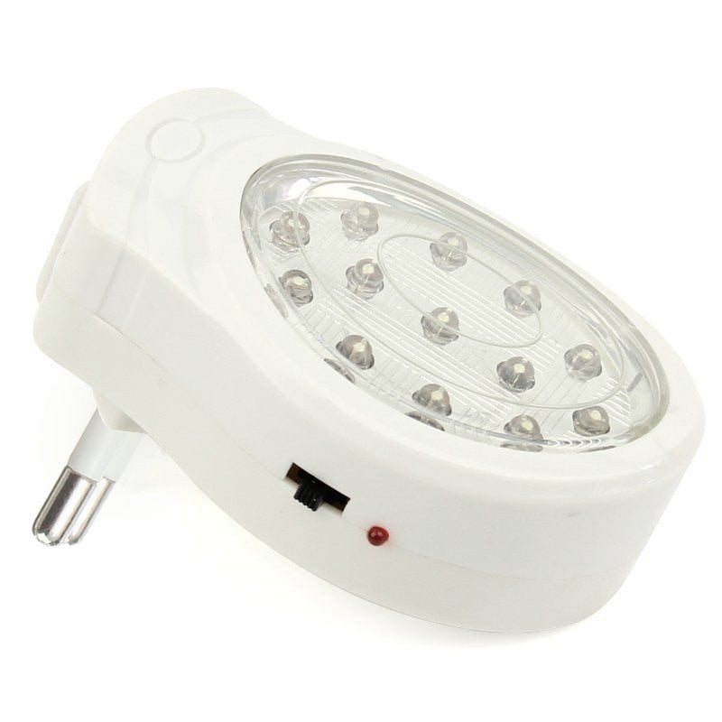 Smuxi 13 LED Rechargeable Home Wall Emergency Light Power Failure Lamp Bulb EU Plug AC110-240V For Bedroom Night Light - PanasiaMarine.Com