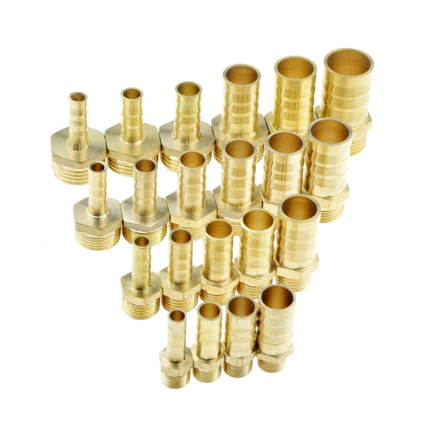 Brass Pipe Fitting 4mm 6mm 8mm 10mm 12mm 19mm Hose Barb Tail 1/8" 1/4" 1/2" 3/8" BSP Male Connector Joint Copper Coupler Adapter - PanasiaMarine.Com