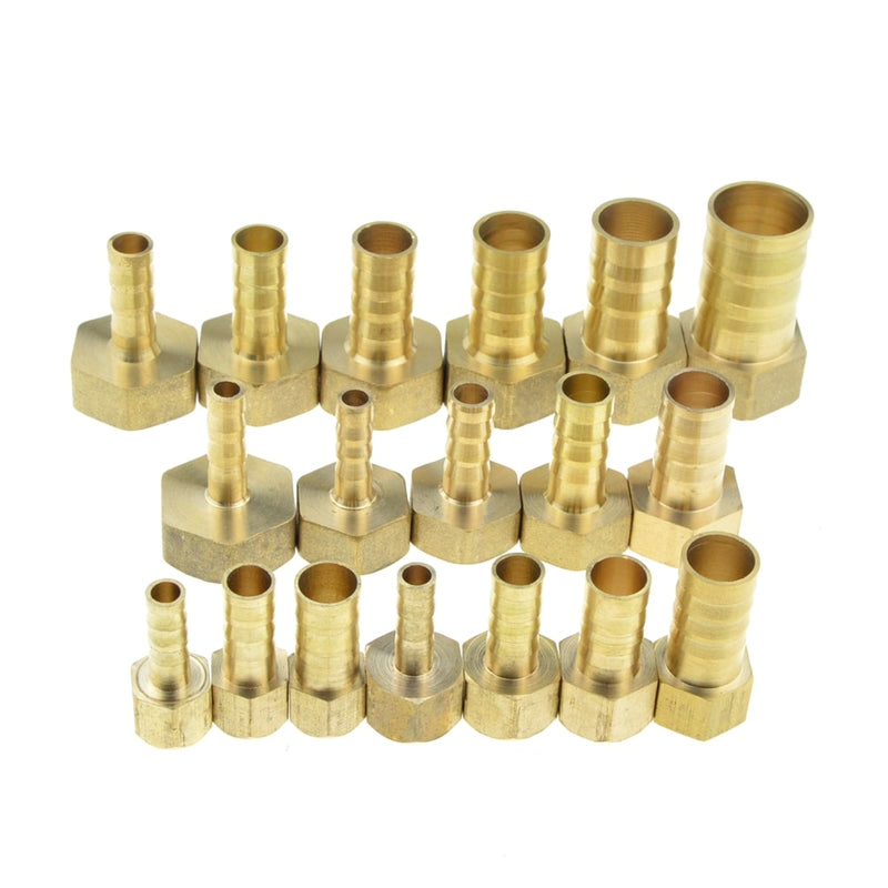 Brass Hose Fitting 4mm 6mm 8mm 10mm 19mm Barb Tail 1/8" 1/4" 1/2" 3/8" BSP Female Thread Copper Connector Joint Coupler Adapter - PanasiaMarine.Com
