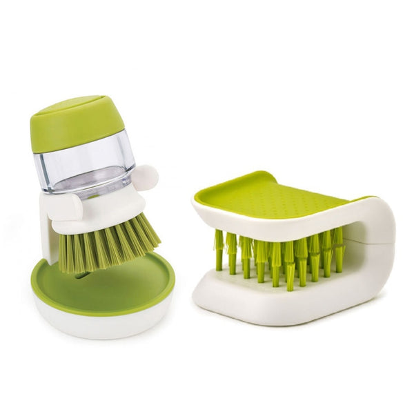 Knife and Fork Cutlery Pan Dish Bowl Brush With Detergent Tank Kitchen Clean Tools - PanasiaMarine.Com