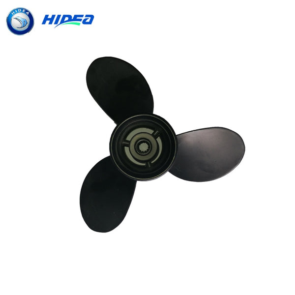 Hidea 9.8F Black Propeller 3*8.9*8.5 2 Stroke 9.8HP  2002 Engine Number 9.8B 3B2-64517-0  Boat motor - PanasiaMarine.Com