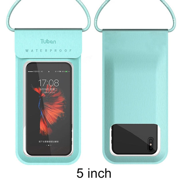 Waterproof Bag Phone Pouch Cover Mobile Case Beach Outdoor Swimming Pool Snorkeling Bag for Mobile Phone - PanasiaMarine.Com